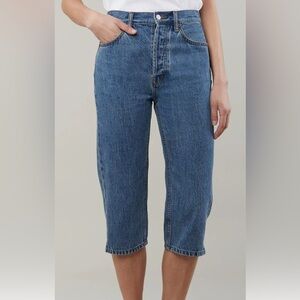 Classic Blue Women's Cropped Jeans